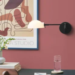 Halo Design 740215 Wandleuchte Kjøbenhavn G9 schwarz 15cm