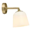 Halo Design 745272 Wandleuchte Room 49 antikes messing opal