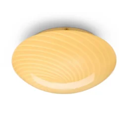 Halo Design 748693 Wand-und Deckenleuchte Candy 30cm Cream Messing