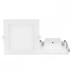 Heitronic 501380 LED Einbauleuchte Le Mans eckig weiss 115x115x32mm