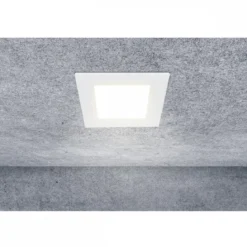 Heitronic 501380 LED Einbauleuchte Le Mans eckig weiss 115x115x32mm