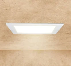 Heitronic 501382 LED Einbauleuchte Le Mans eckig weiss 220x220x32 mm 1650lm