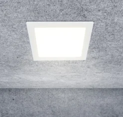 Heitronic 501382 LED Einbauleuchte Le Mans eckig weiss 220x220x32 mm 1650lm
