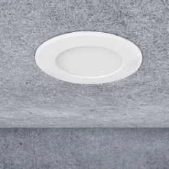 Heitronic 501377 LED Einbauleuchte Le Mans rund weiss 220x32 mm