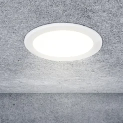 Heitronic 501378 LED Einbauleuchte Le Mans rund weiss 240x32 mm
