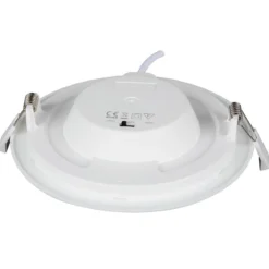 Heitronic 501378 LED Einbauleuchte Le Mans rund weiss 240x32 mm