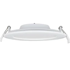 Heitronic 501379 LED Einbauleuchte Le Mans rund weiss 240x32 mm