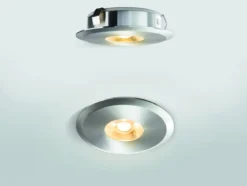 Heitronic 23374 LED Einbaustrahler Austin rund starr Aluminium