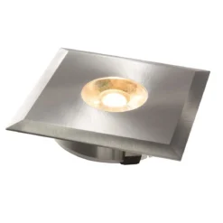 Heitronic 23376 LED Einbaustrahler Austin quadratisch starr Aluminium