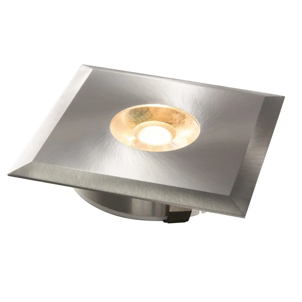 Heitronic 23376 LED Einbaustrahler Austin quadratisch starr Aluminium