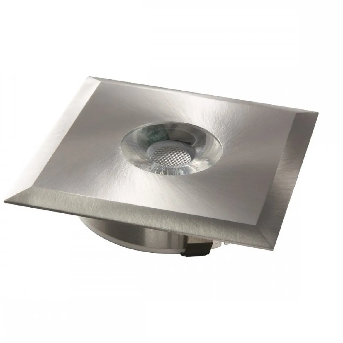 Heitronic 23376 LED Einbaustrahler Austin quadratisch starr Aluminium