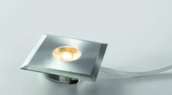 Heitronic 23376 LED Einbaustrahler Austin quadratisch starr Aluminium