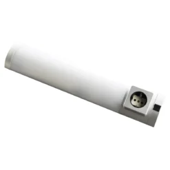 Heitronic 501318 LED Unterbauleuchte mit Steckdose 1-fach Detmold 449mm 4000K