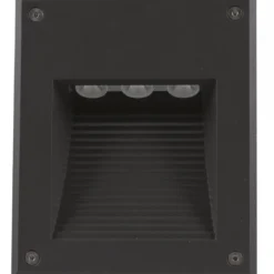 Heitronic 35288 LED Wandeinbauleuchte Dora 195x165mm anthrazit 3000K