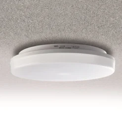 Heitronic 500575 LED Wand- und Deckenleuchte Pronto rund 280mm weiß 3000K