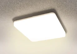 Heitronic 500573 LED Wand- und Deckenleuchte Pronto quadratisch 3000K