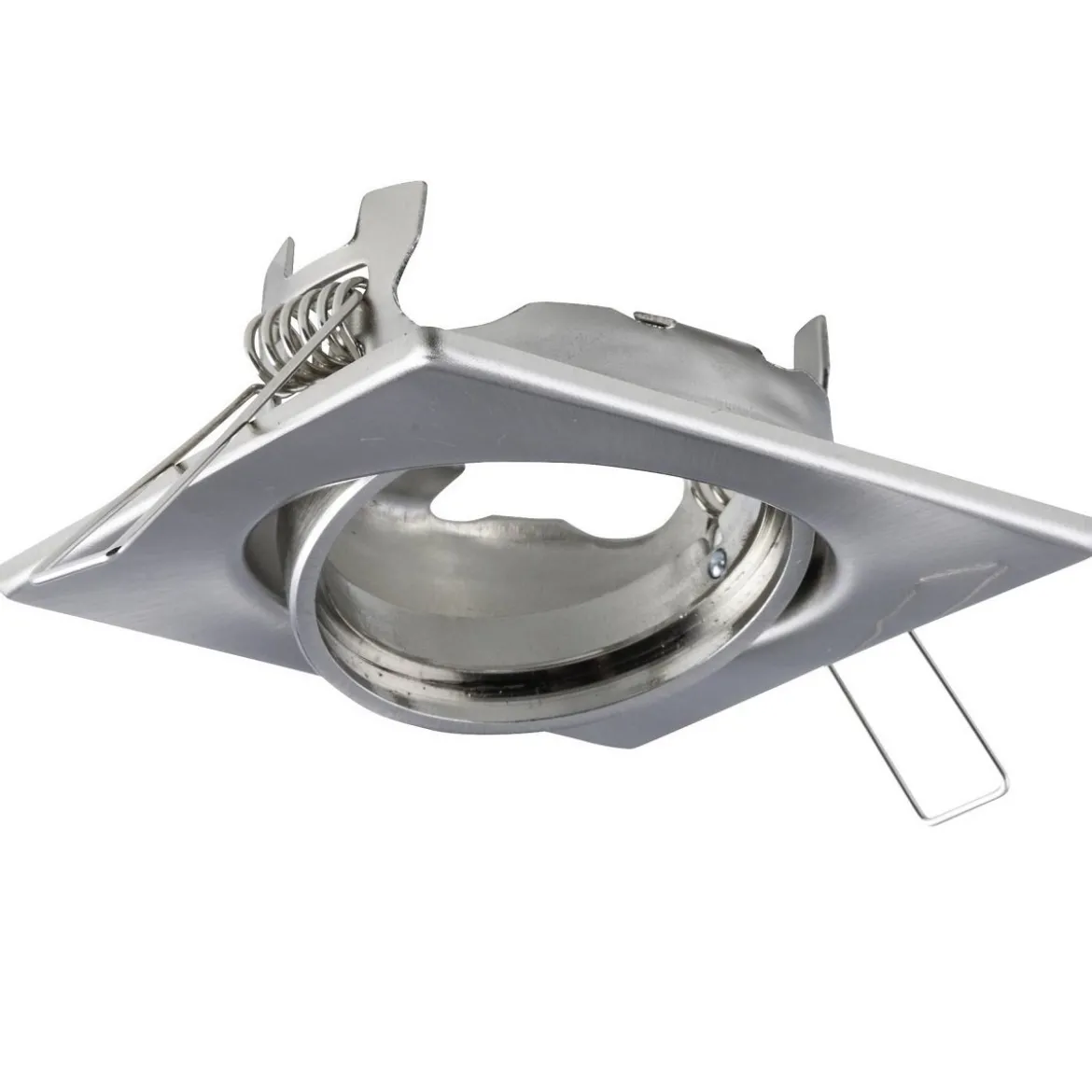 Heitronic Nr. 23554-HE Einbaustrahler DL6802 Eckig edelstahl