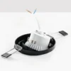 Heitronic Nr. 500595-HE Einbaustrahler DL7801 Rund schwarz GU10 78mm
