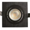 Heitronic Nr. 500596-HE Einbaustrahler DL7801 Eckig schwarz GU10 78mm