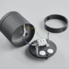 Heitronic Nr. 500058-HE LED Deckenleuchte Negro dimmbar anthrazit 3000K IP65