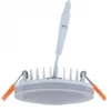 Heitronic Nr. 27779-HE LED Einbaustrahler mit Lichtkranz Aurora 80 weiß 3000K