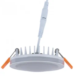 Heitronic Nr. 27779-HE LED Einbaustrahler mit Lichtkranz Aurora 80 weiß 3000K