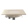 Heitronic Nr. 27632-HE LED Panel NIZZA 75 Eckig warmweiss weiß