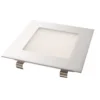 Heitronic Nr. 27635-HE LED Panel NIZZA 107x107 warmweiss silber