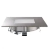 Heitronic Nr. 27693-HE LED Panel NIZZA 75x75 Eckig warmweiss edelstahl