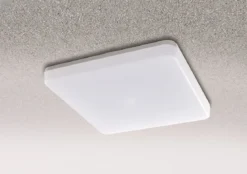 Heitronic Nr. 500640-HE LED Wand- und Deckenleuchte Pronto eckig weiß 3000K IP54