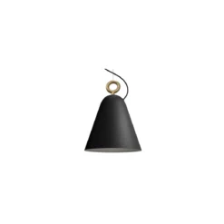 Herstal Leuchten Pendelleuchte Bella Schwarz 20cm E27