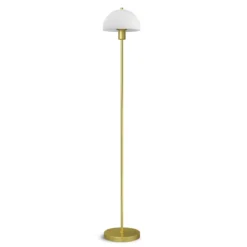 Herstal Leuchten Stehleuchte Vienda Messing Opal E14 125cm