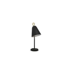 Herstal Leuchten Tischleuchte Bella Schwarz 58cm E14