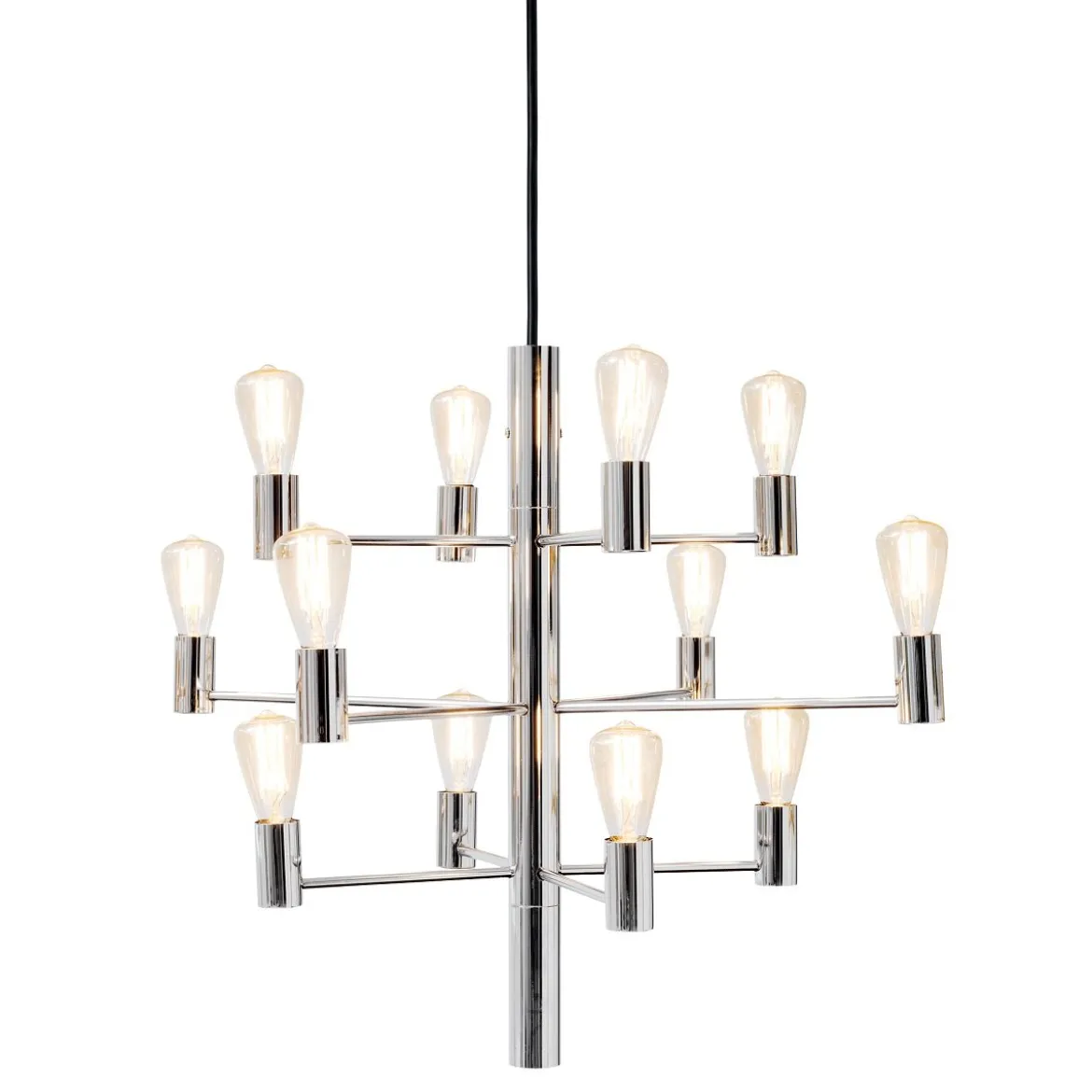 Herstal Manola Kronleuchter 12-flammig chrom E14