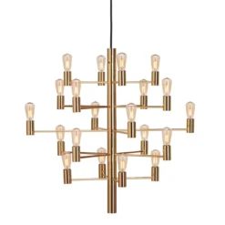Herstal Manola Kronleuchter 20-flammig messing E14