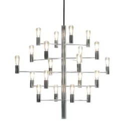 Herstal Manola Kronleuchter 20-flammig chrom E14