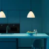 Herstal Maxi Dove Pendelleuchte schwarz opal E27 30cm