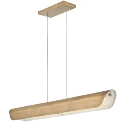 Hinkley Arco Linear LED-Pendelleuchte Messing