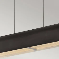 Hinkley Arco Linear LED-Pendelleuchte Schwarzoxid