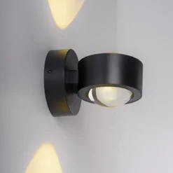 JUST LIGHT 19330-18 AKKU-CHIA AKKU-Wandleuchte schwarz 3000K