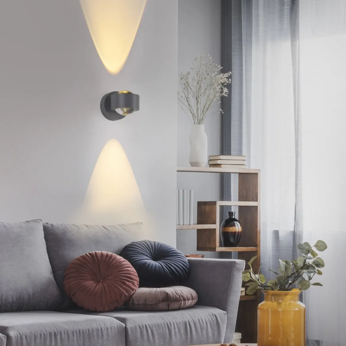 JUST LIGHT 19330-21 AKKU-CHIA AKKU-Wandleuchte silber 3000K