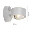 JUST LIGHT 19330-16 AKKU-CHIA AKKU-Wandleuchte weiss 3000K