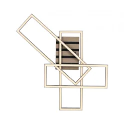 JUST LIGHT 14051-79 AKUSTIKA Deckenleuchte Holzoptik natur 3000K