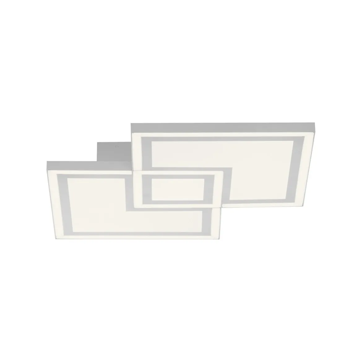 JUST LIGHT 14880-16 BEDGING LED Deckenleuchte weiß 40x40cm