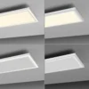 JUST LIGHT 14882-16 BEDGING LED Panel eckig weiß 80x35cm 3000K