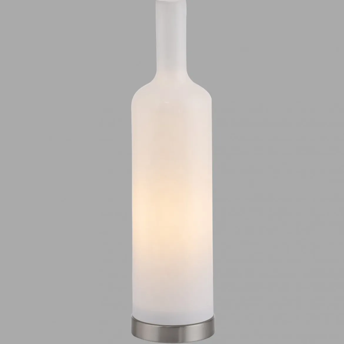JUST LIGHT 14006-16 BOTTLE Tischleuchte weiss Opalglas