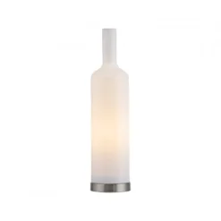 JUST LIGHT 14006-16 BOTTLE Tischleuchte weiss Opalglas