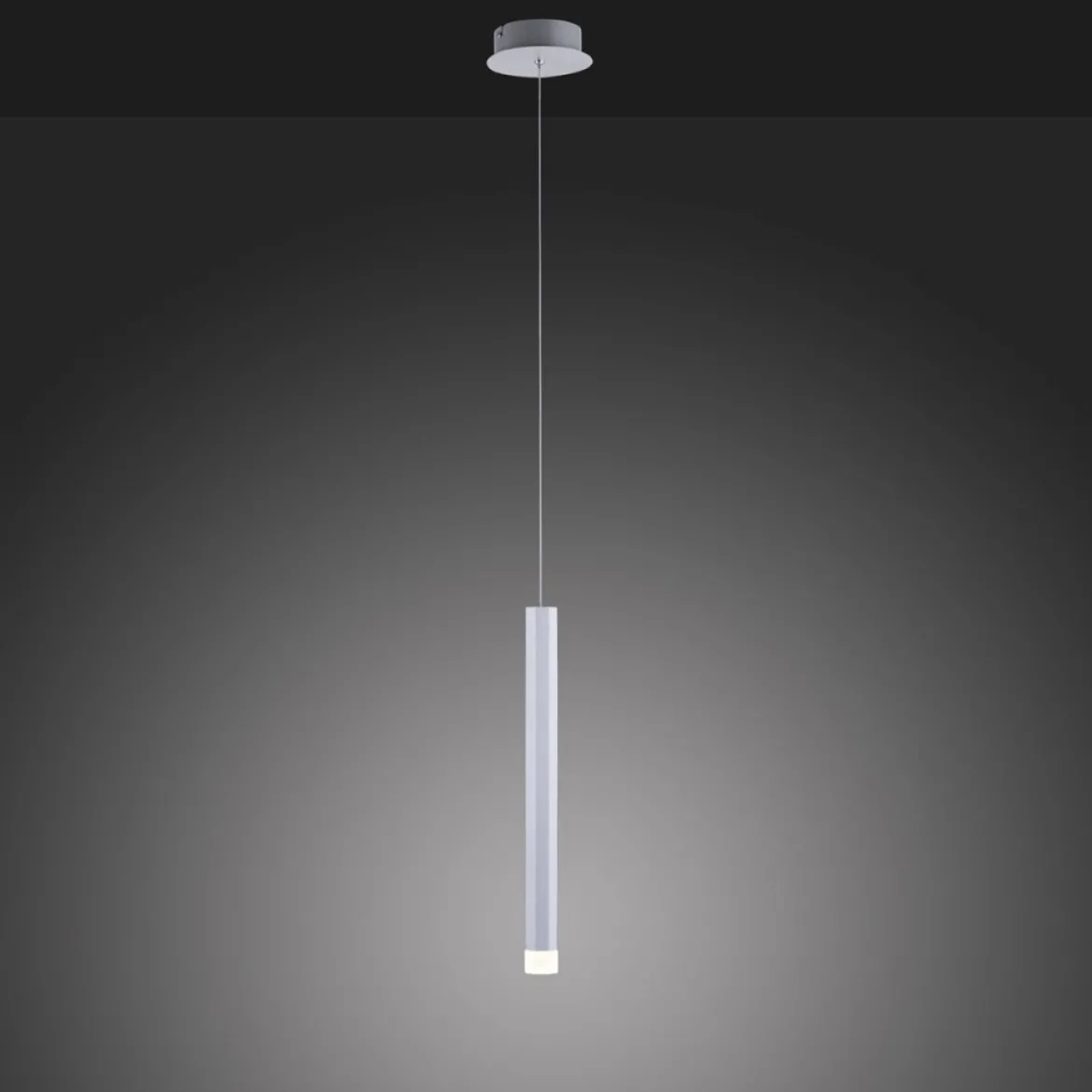 JUST LIGHT 15202-95 BRUNO LED Pendelleuchte 1-flammig aluminium 3000K