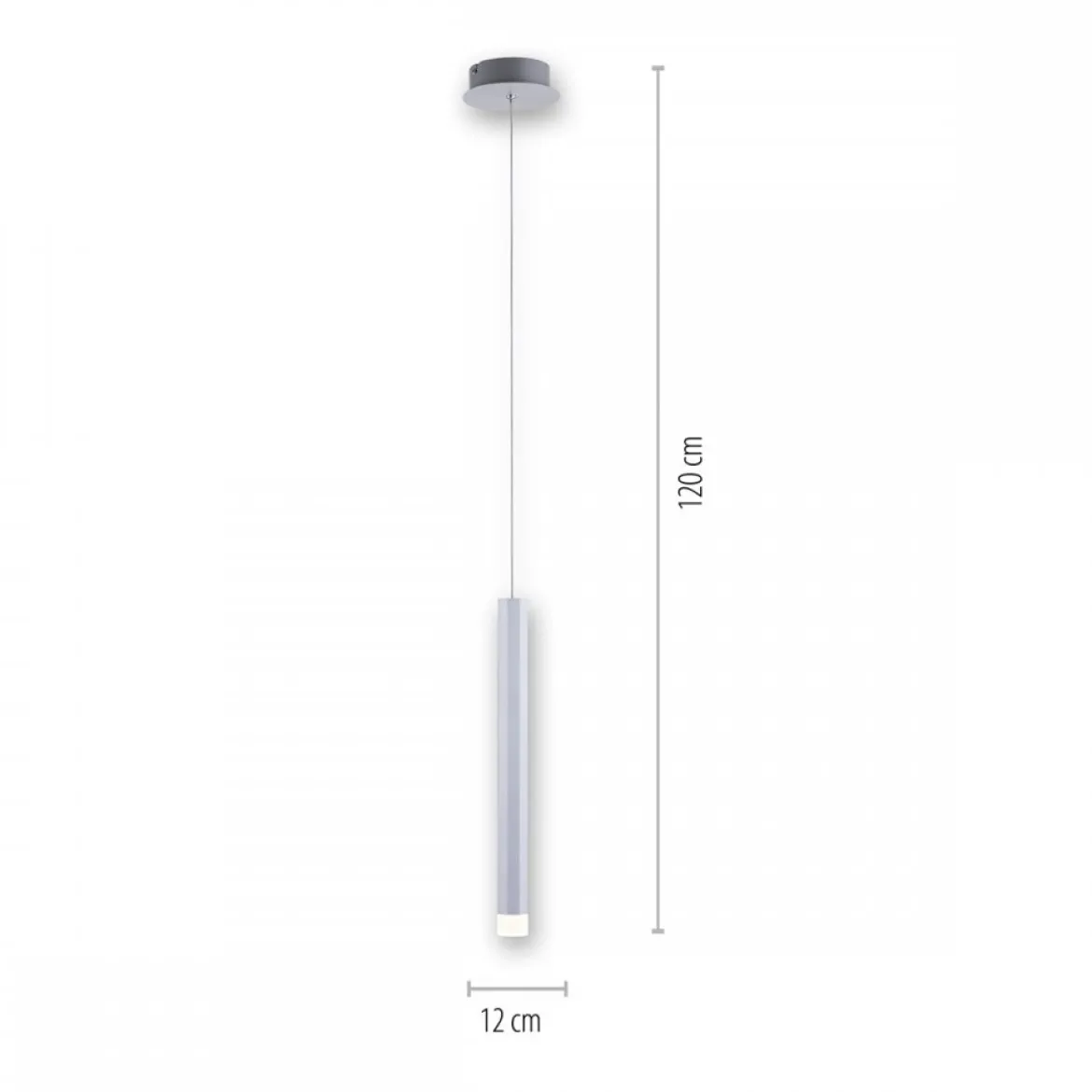 JUST LIGHT 15202-95 BRUNO LED Pendelleuchte 1-flammig aluminium 3000K