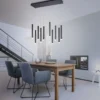 JUST LIGHT 15206-18 BRUNO LED Pendelleuchte 10-flammig schwarz 3000K
